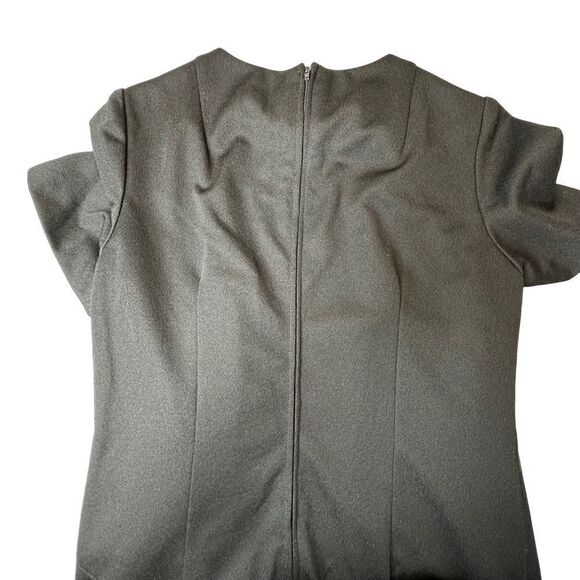 BLAKELY Vintage Black Mid Length Shift Dress Large - Picture 7 of 16